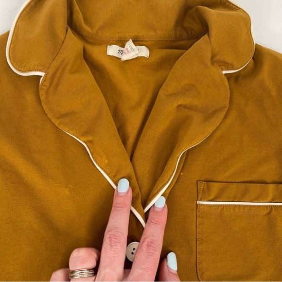 MADEWELL Contrast Trim Pajama Top - Picture 4 of 12